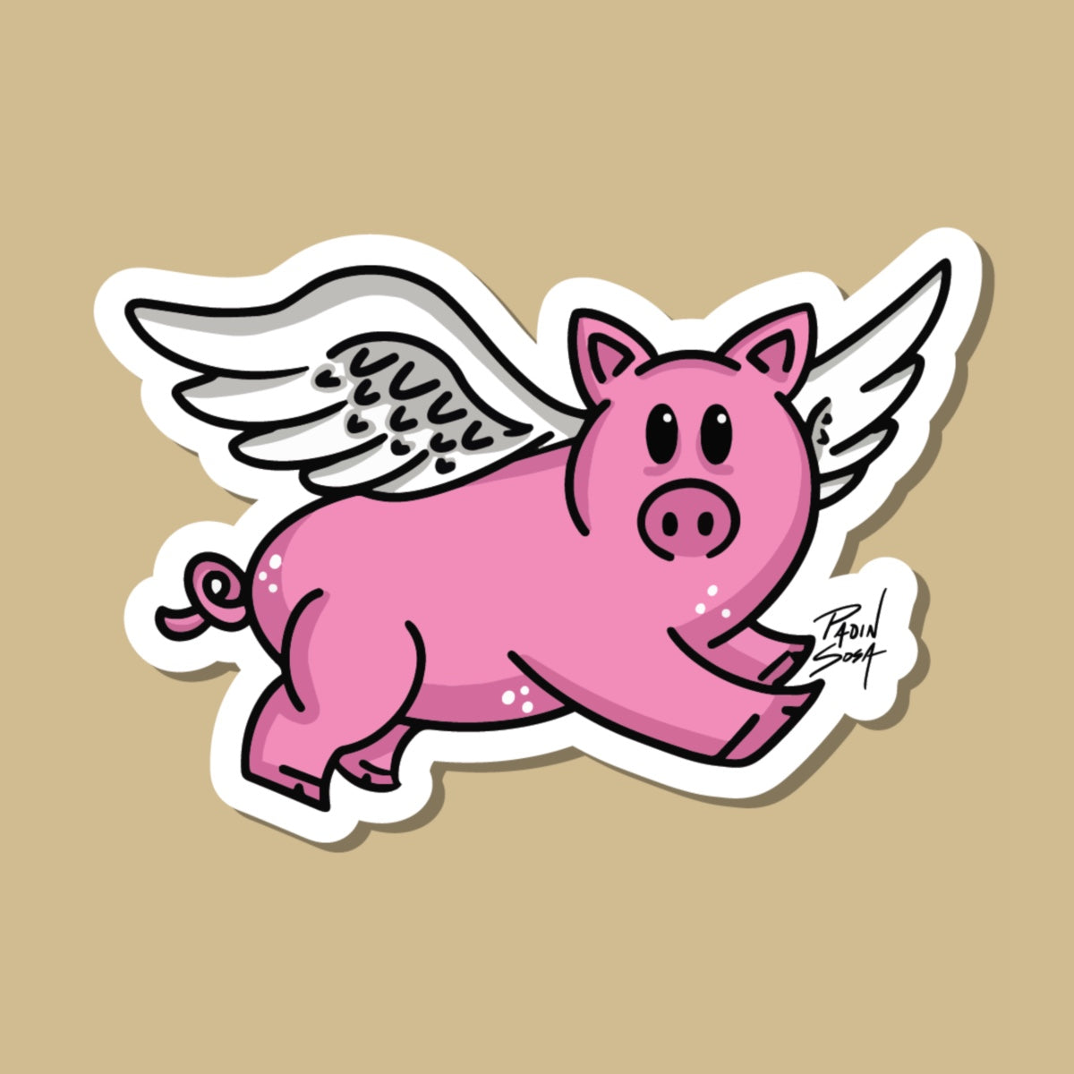 When Pigs Fly Sticker